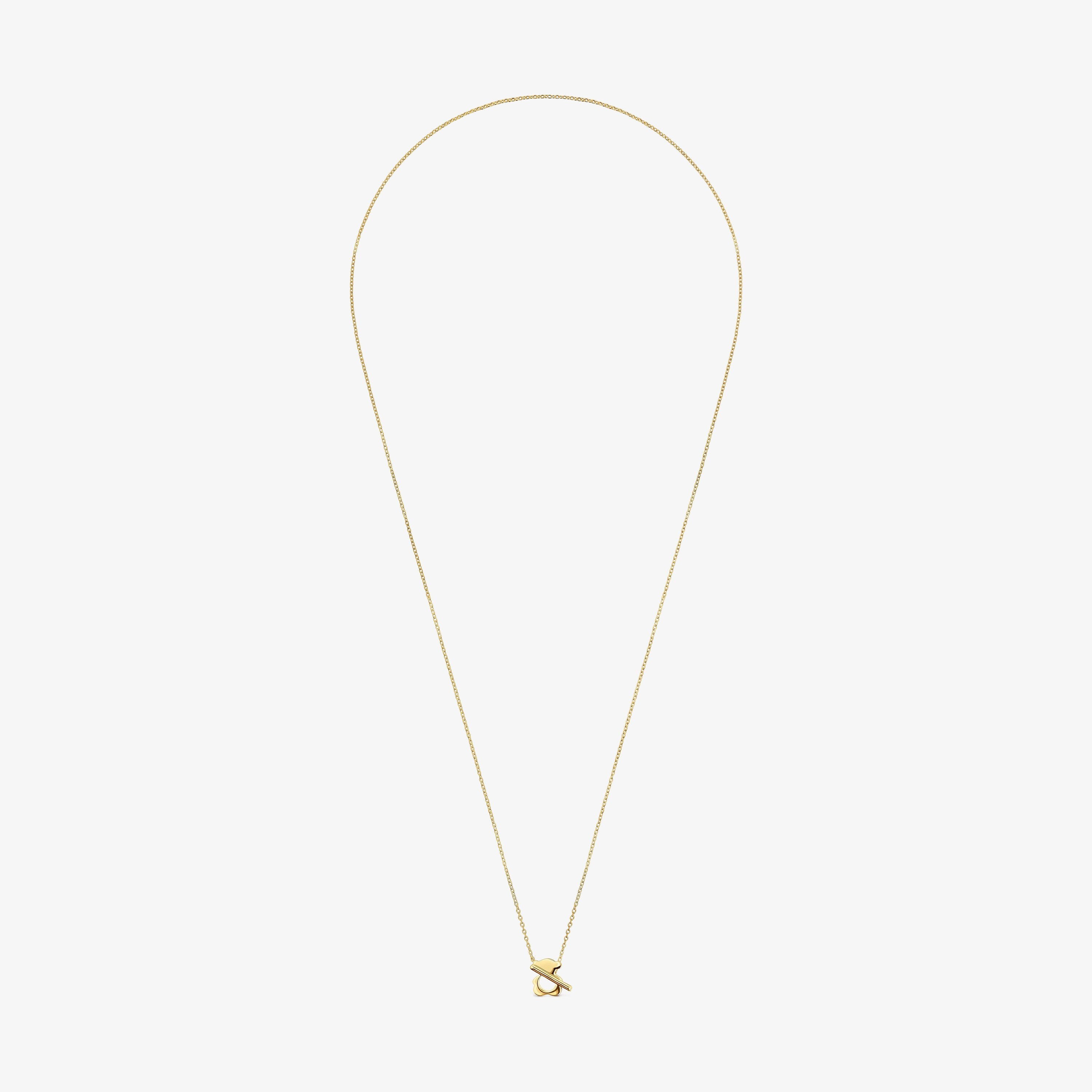 Short 18K solid gold bear Necklace I-Bear