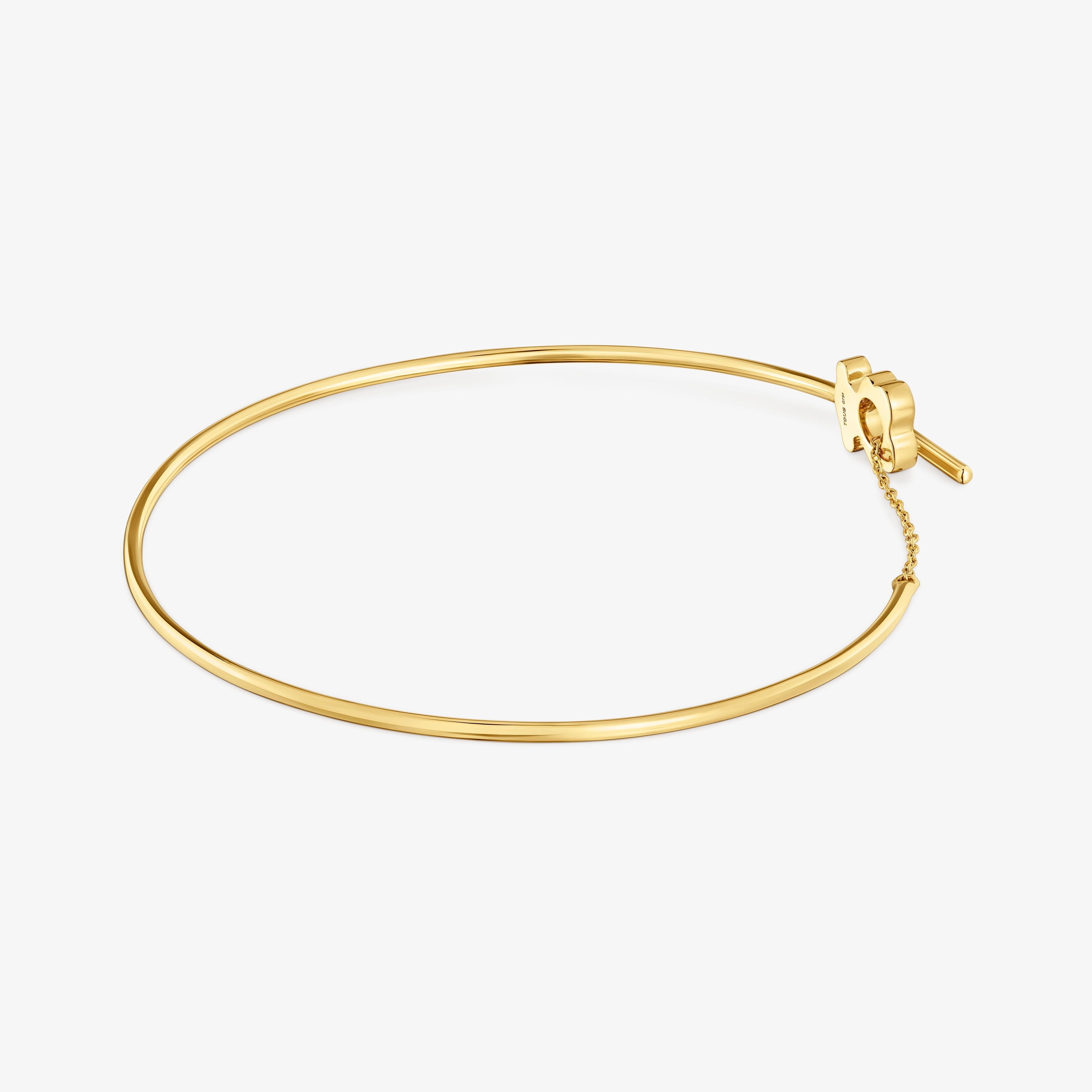 18K solid gold bear Bangle I-Bear