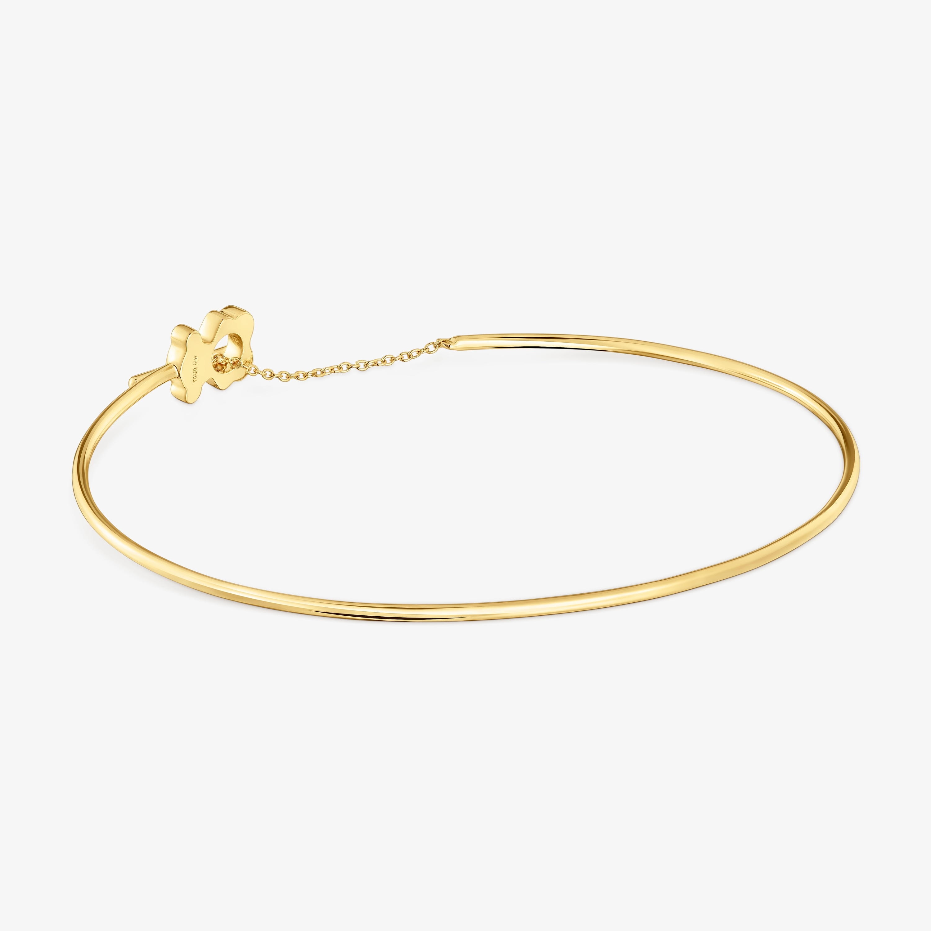 18K solid gold bear Bangle I-Bear