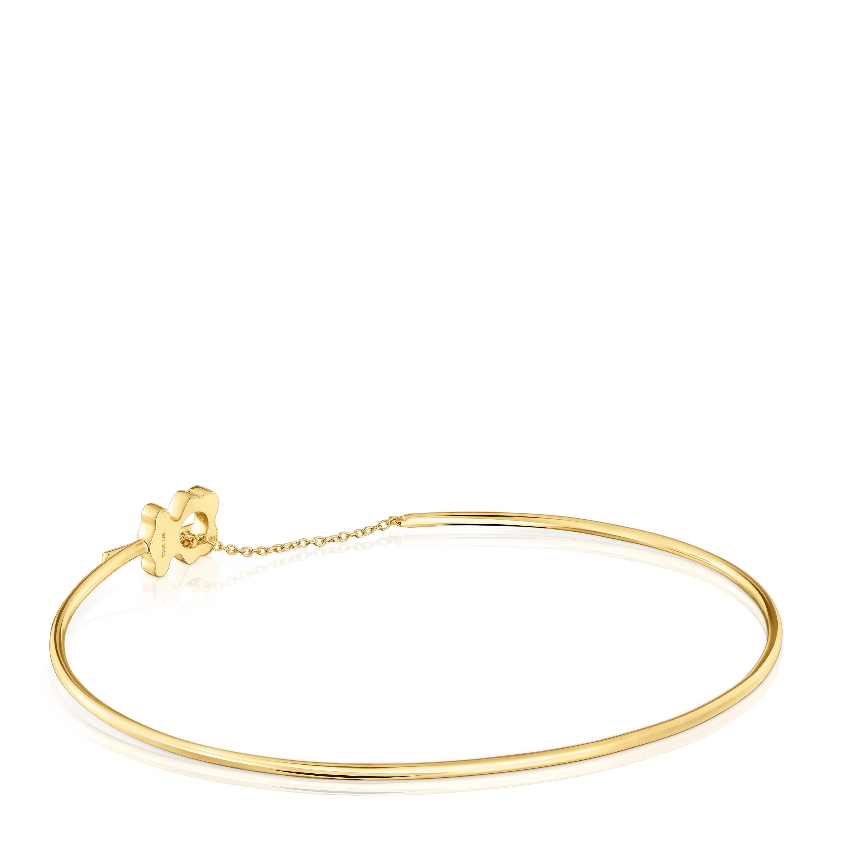 Gold bear Bangle I-Bear