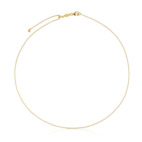 Collar corto de oro 40 cm Basic