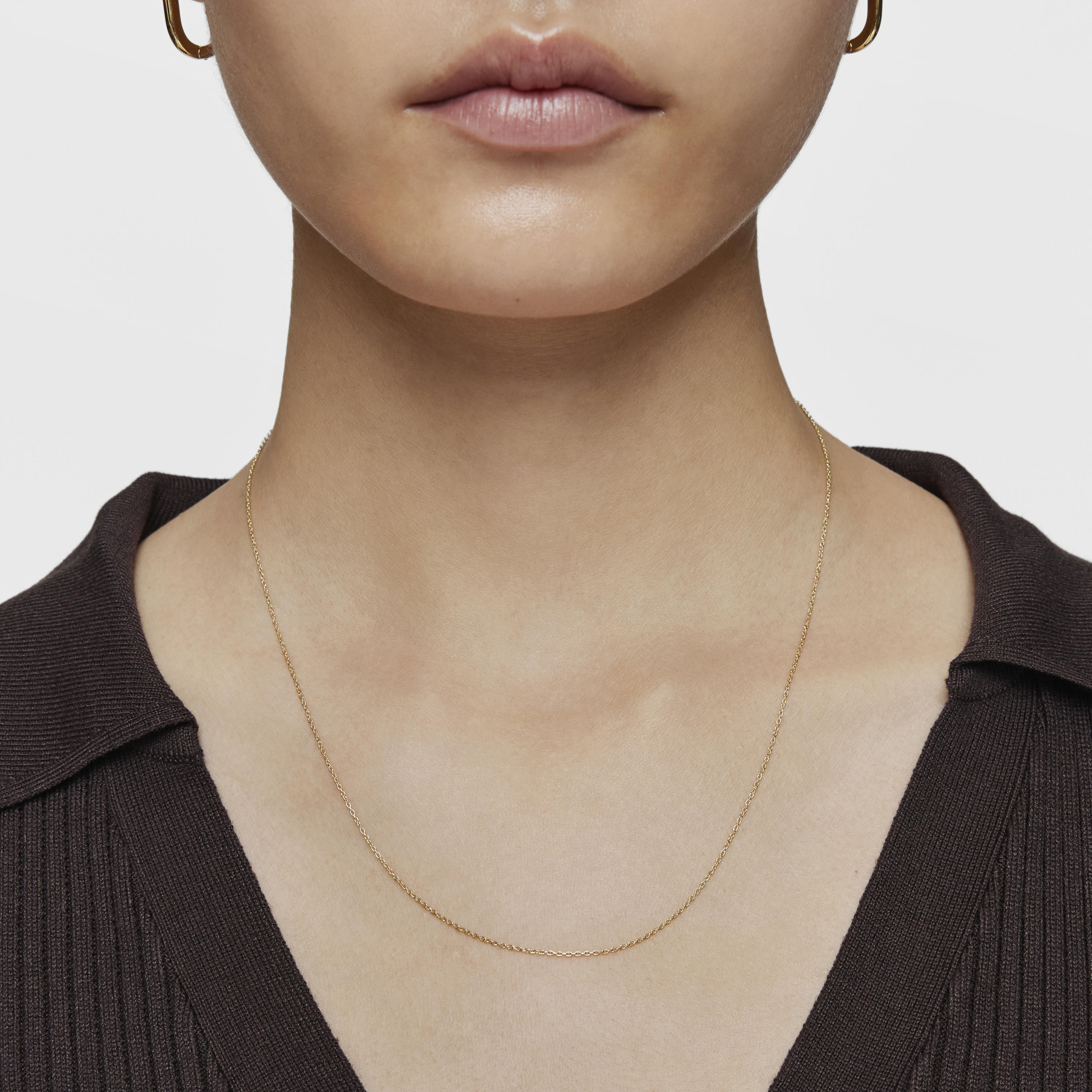 Short 50 cm 18K solid gold Necklace TOUS Basics