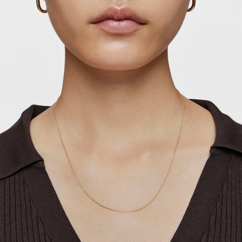 Short 50&nbsp;cm 18K solid gold Necklace TOUS Basics