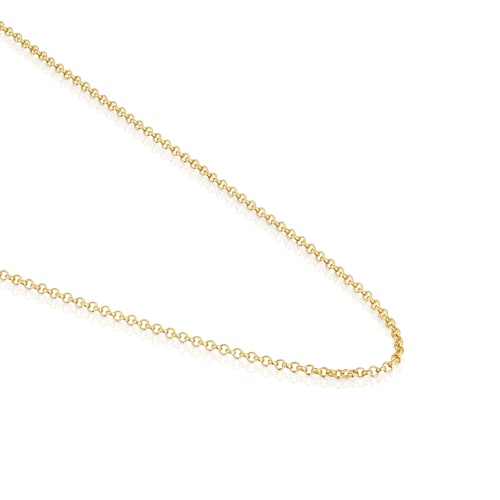 Collar mediano de oro 60 cm Basic