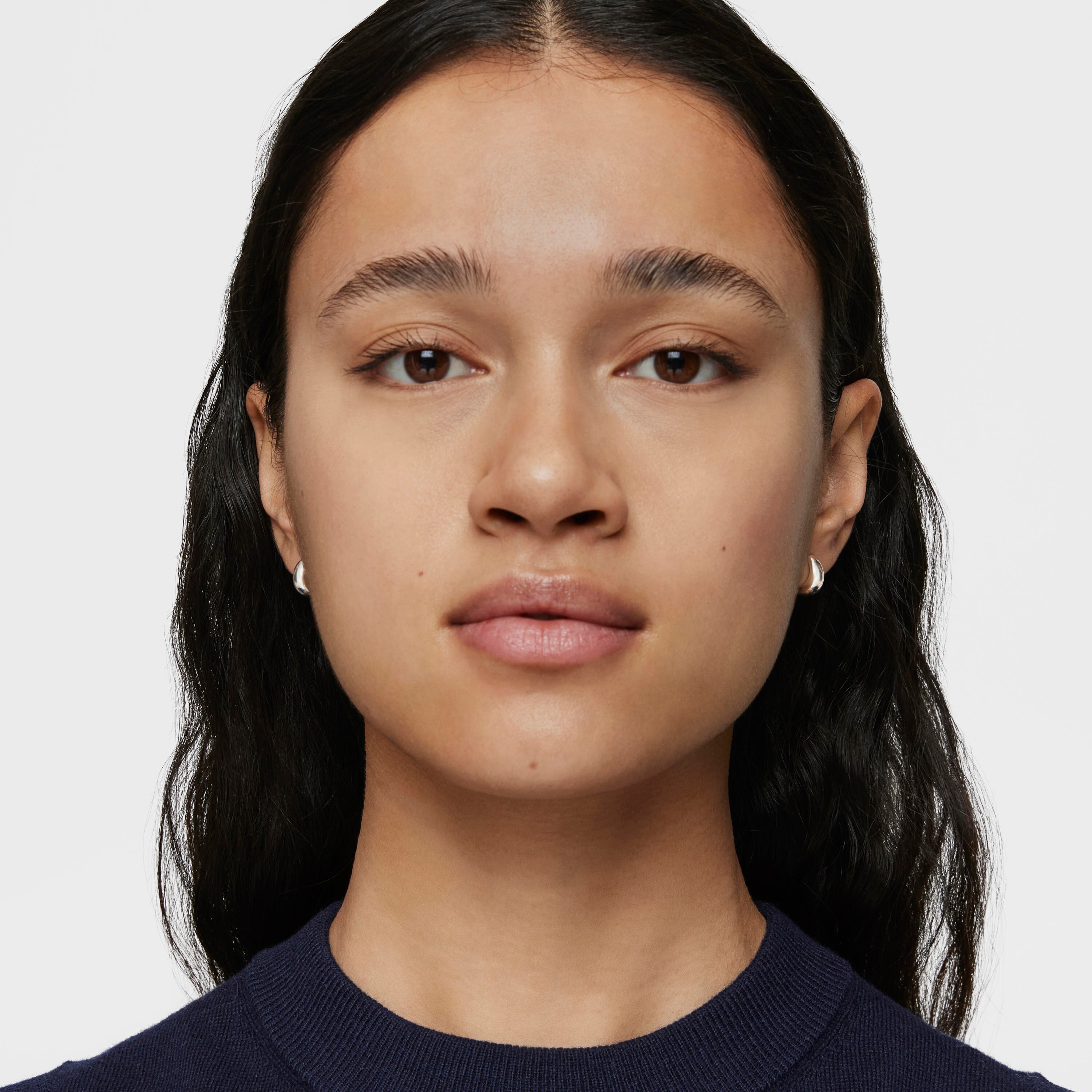 Short, thick silver Hoop earrings TOUS Basics