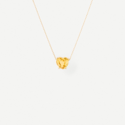 Gold Heart necklace with yellow sapphire TOUS ATELIER