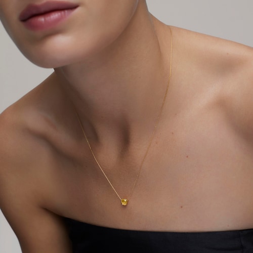 Gold Heart necklace with yellow sapphire TOUS ATELIER
