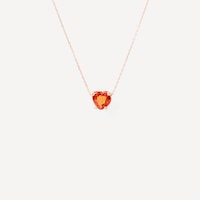 Gold Heart necklace with orange sapphire TOUS ATELIER