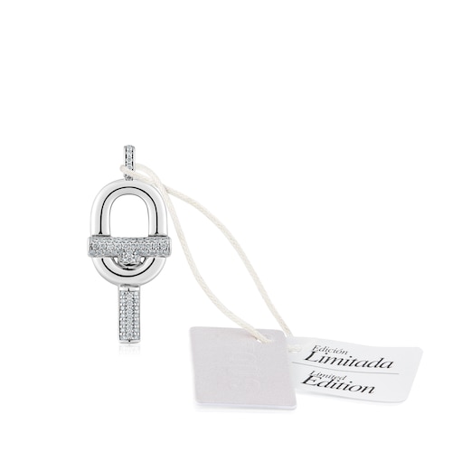 Colgante de oro blanco TOUS MANIFESTO