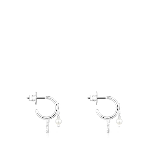 Pendientes de plata y perlas Cool Joy