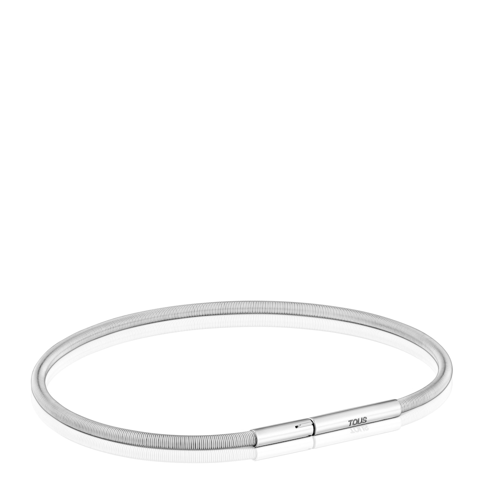 Pulseira em a&ccedil;o 19 cm Mesh Tube