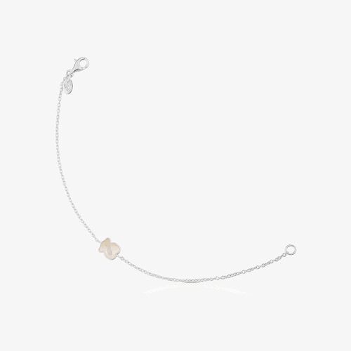 Pulsera de plata y n&aacute;car facetado TOUS Color
