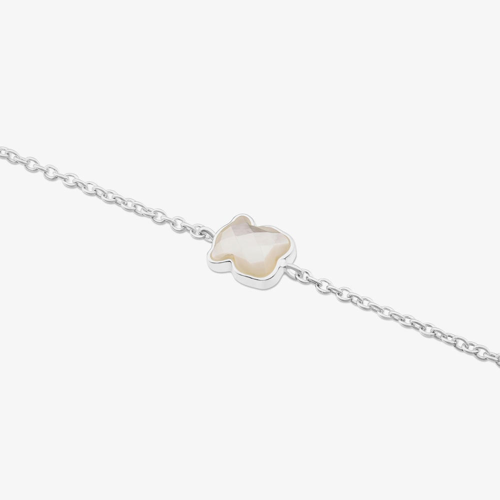 Pulsera de plata y n&aacute;car facetado TOUS Color