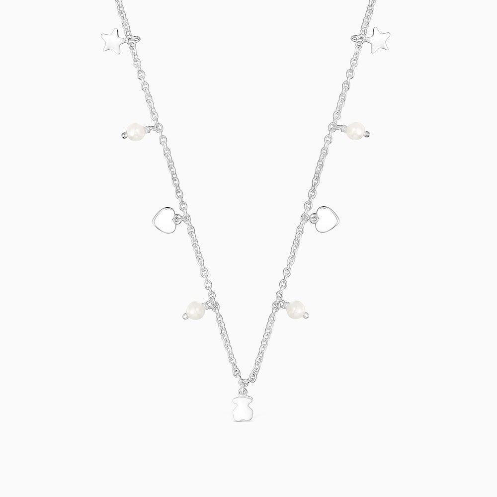 Collar Cool Joy de plata y perlas