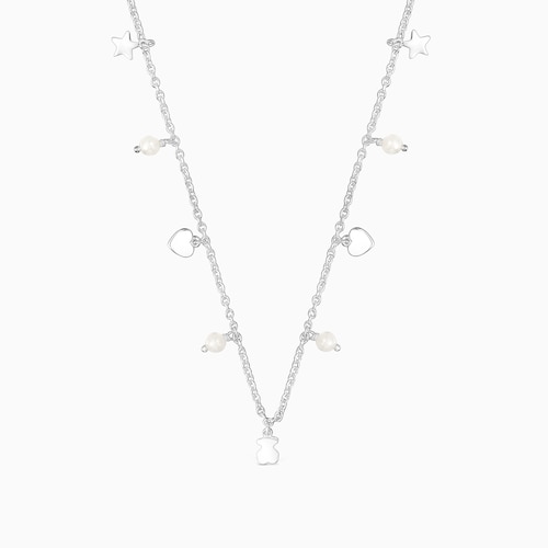 Collar Cool Joy de plata y perlas
