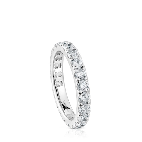Platinum band Ring with lab-grown diamonds Les Classiques LGD