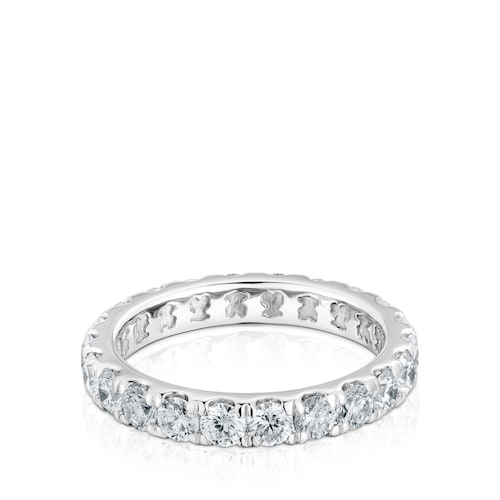 Platinum band Ring with lab-grown diamonds Les Classiques LGD