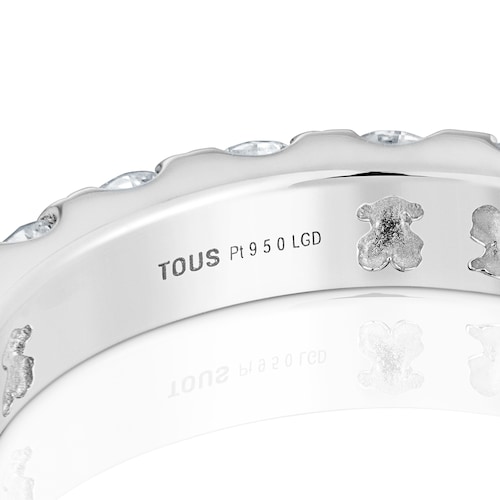 Platinum band Ring with lab-grown diamonds Les Classiques LGD
