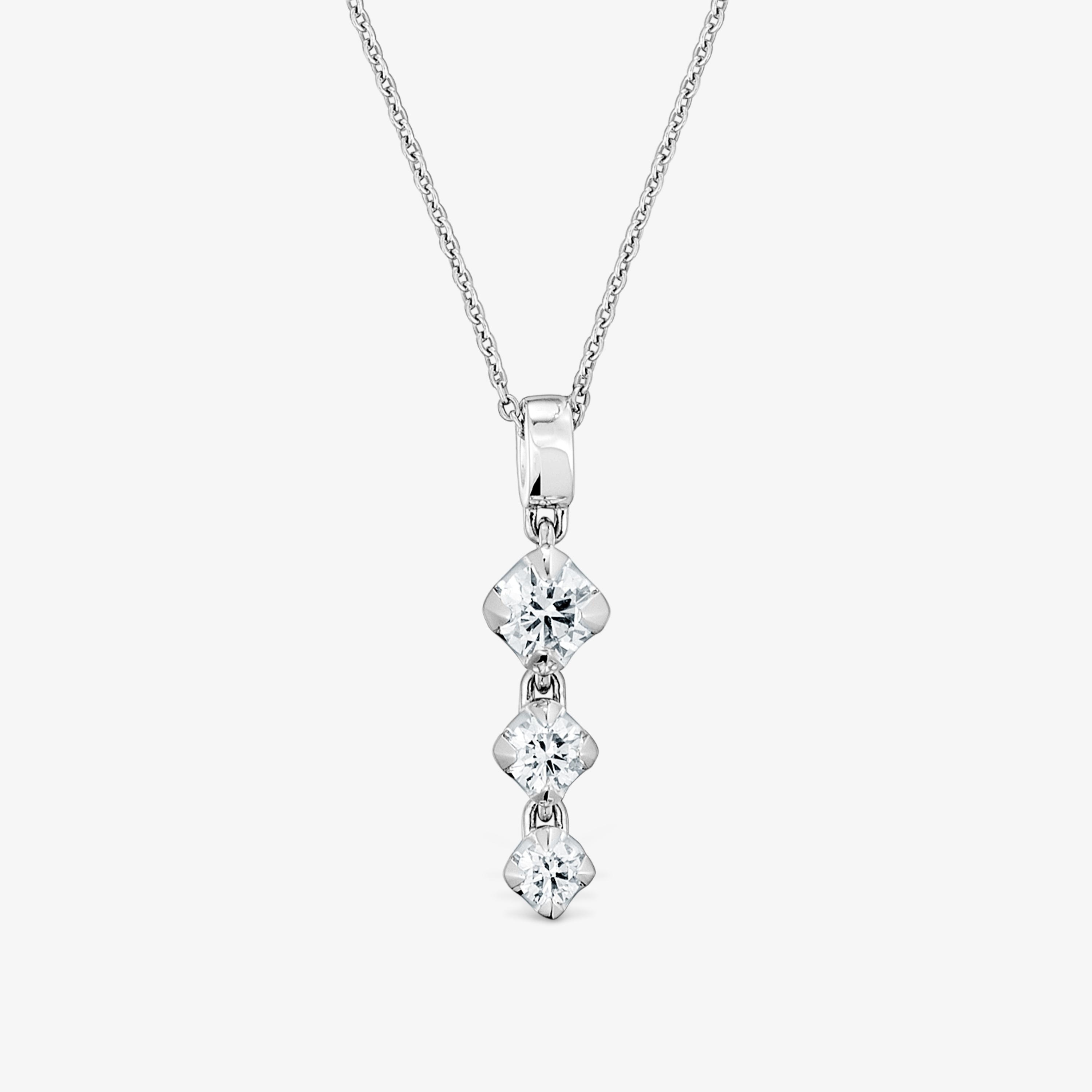Platinum Choker with lab-grown diamonds Les Classiques LGD