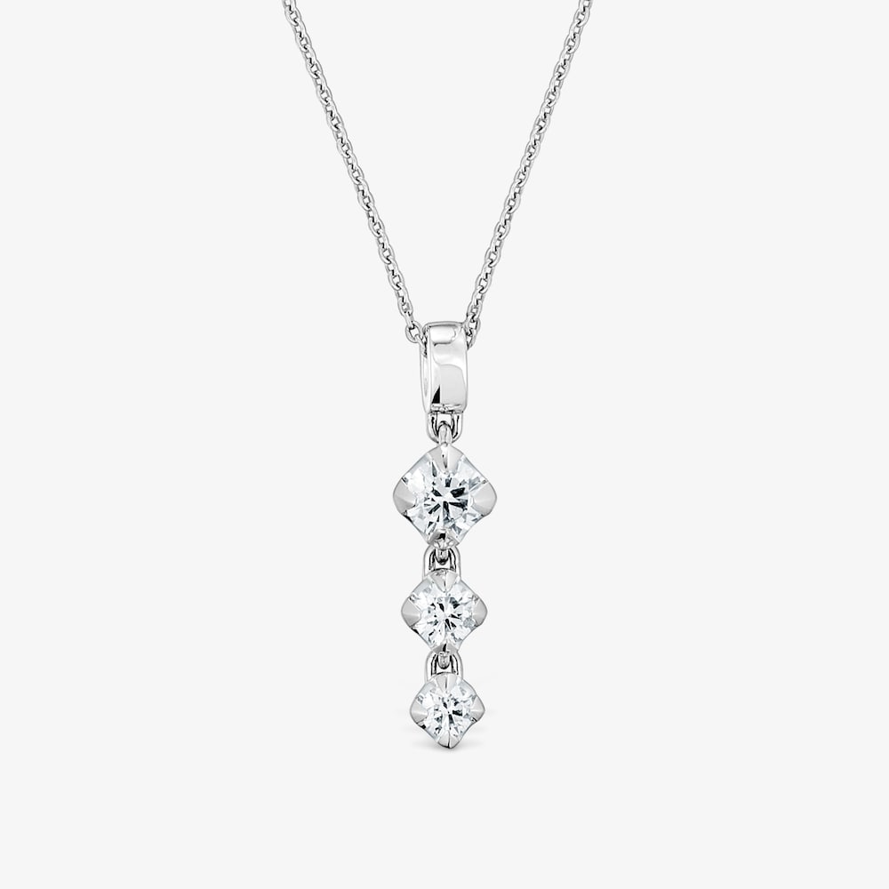 Platinum Choker with lab-grown diamonds Les Classiques LGD