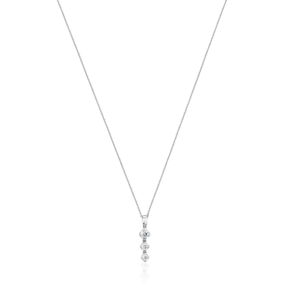 Platinum Choker with lab-grown diamonds Les Classiques LGD