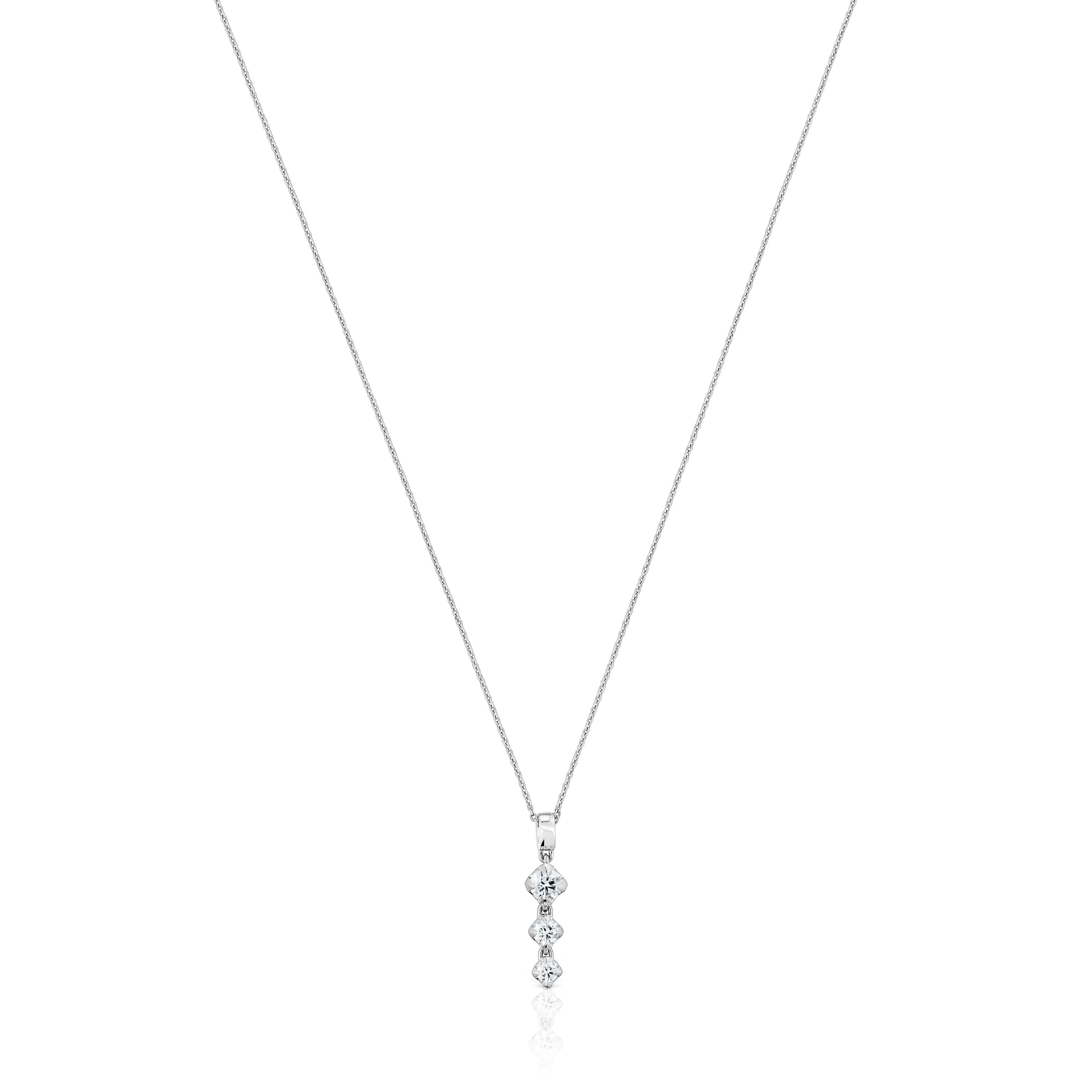 Platinum Choker with lab-grown diamonds Les Classiques LGD