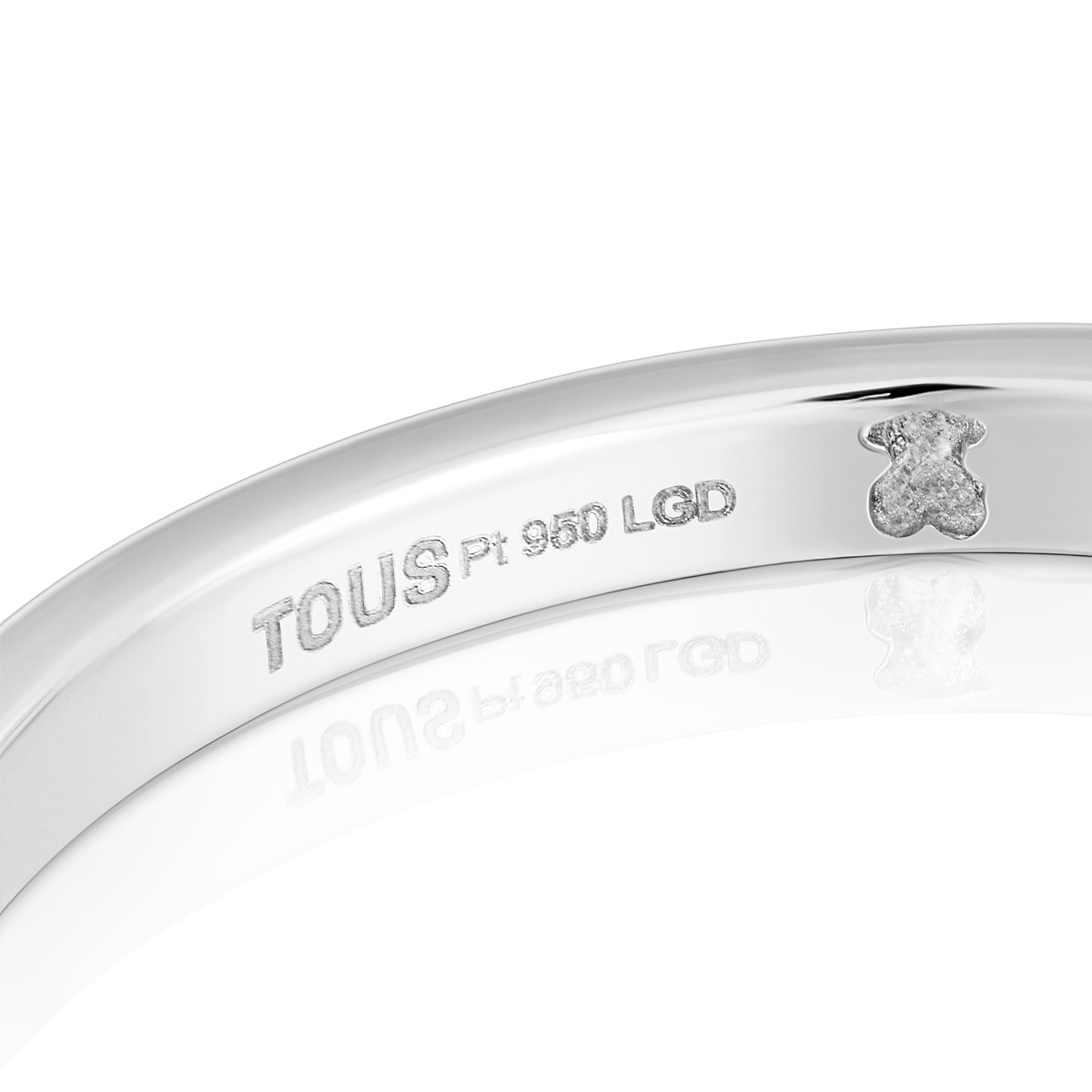 Platinum solitaire Ring with brilliant-cut, lab-grown diamond Les Classiques LGD