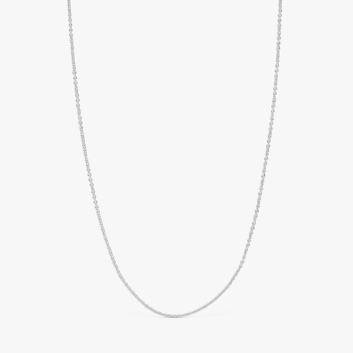 Tous - Gargantilla De Oro Blanco 40 Cm Basics - Plateado