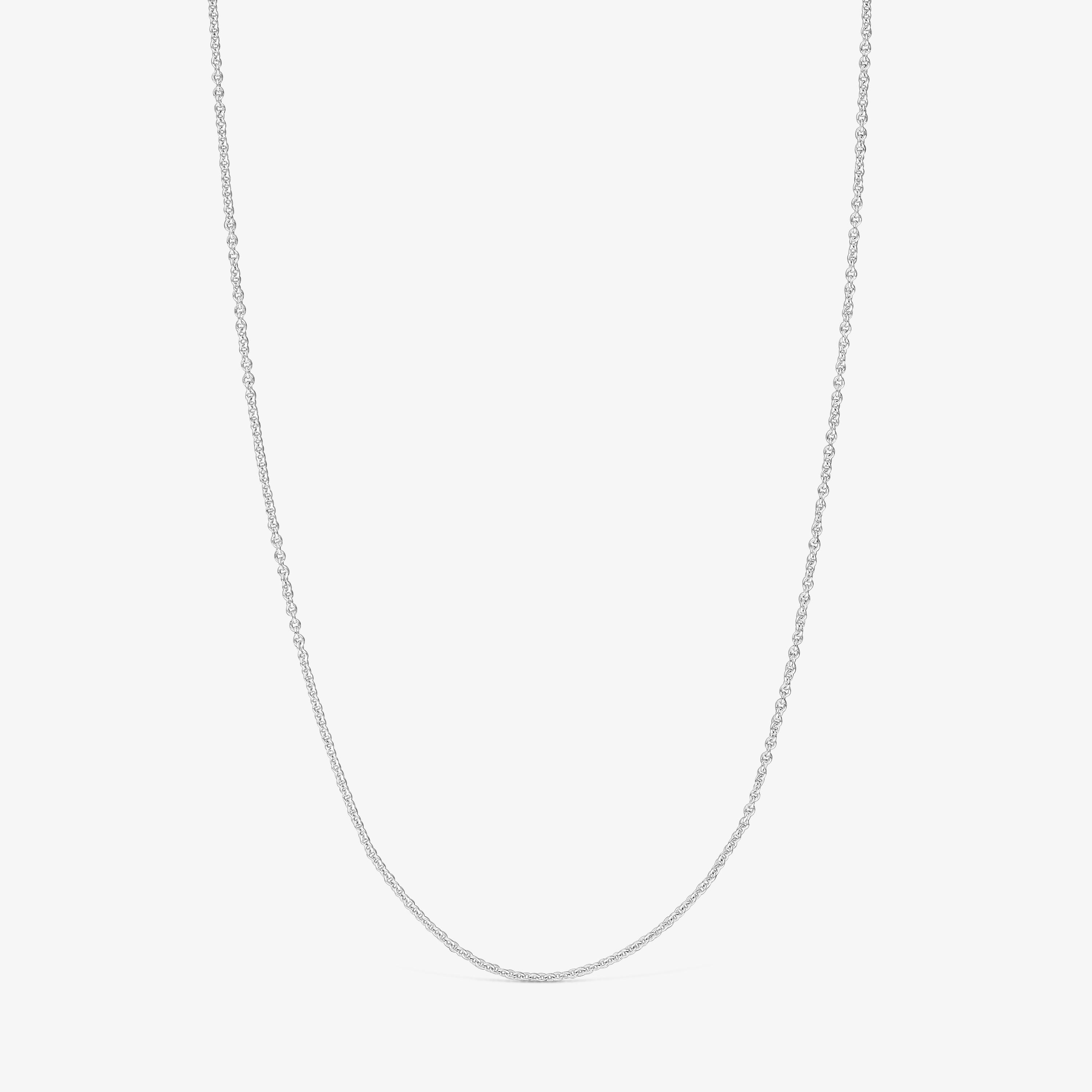 40 cm 18K white gold Choker Basics