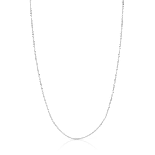 Gargantilla de oro blanco 40 cm Basics