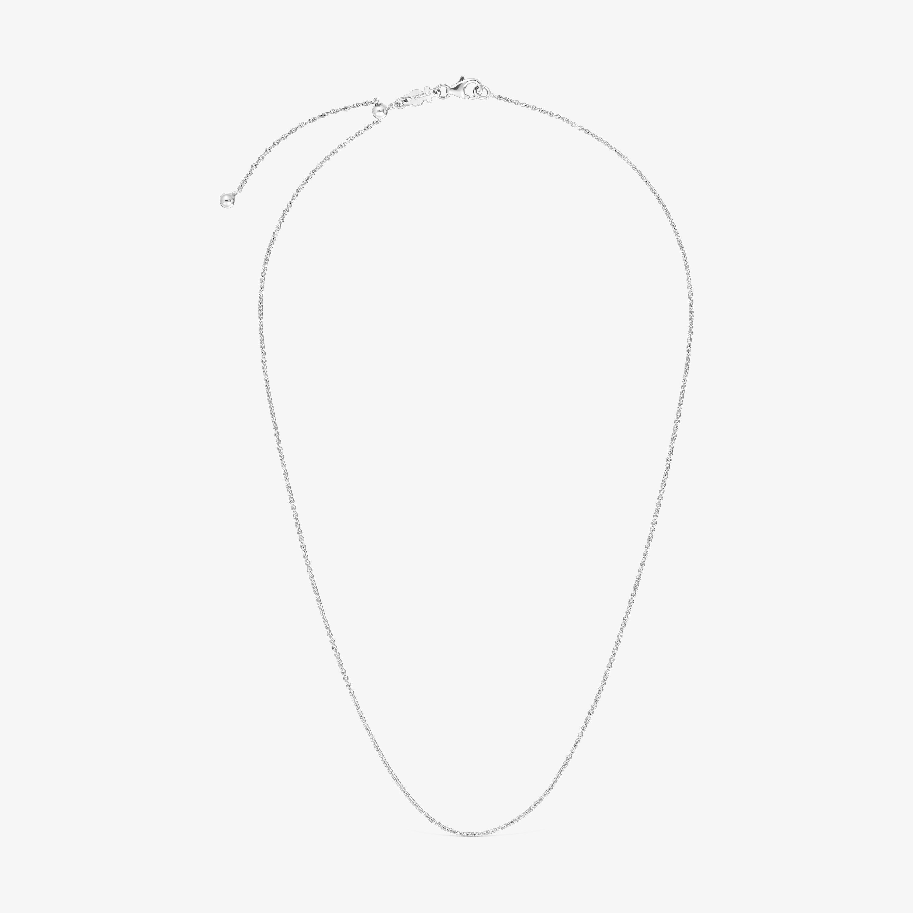 40 cm 18K white gold Choker Basics