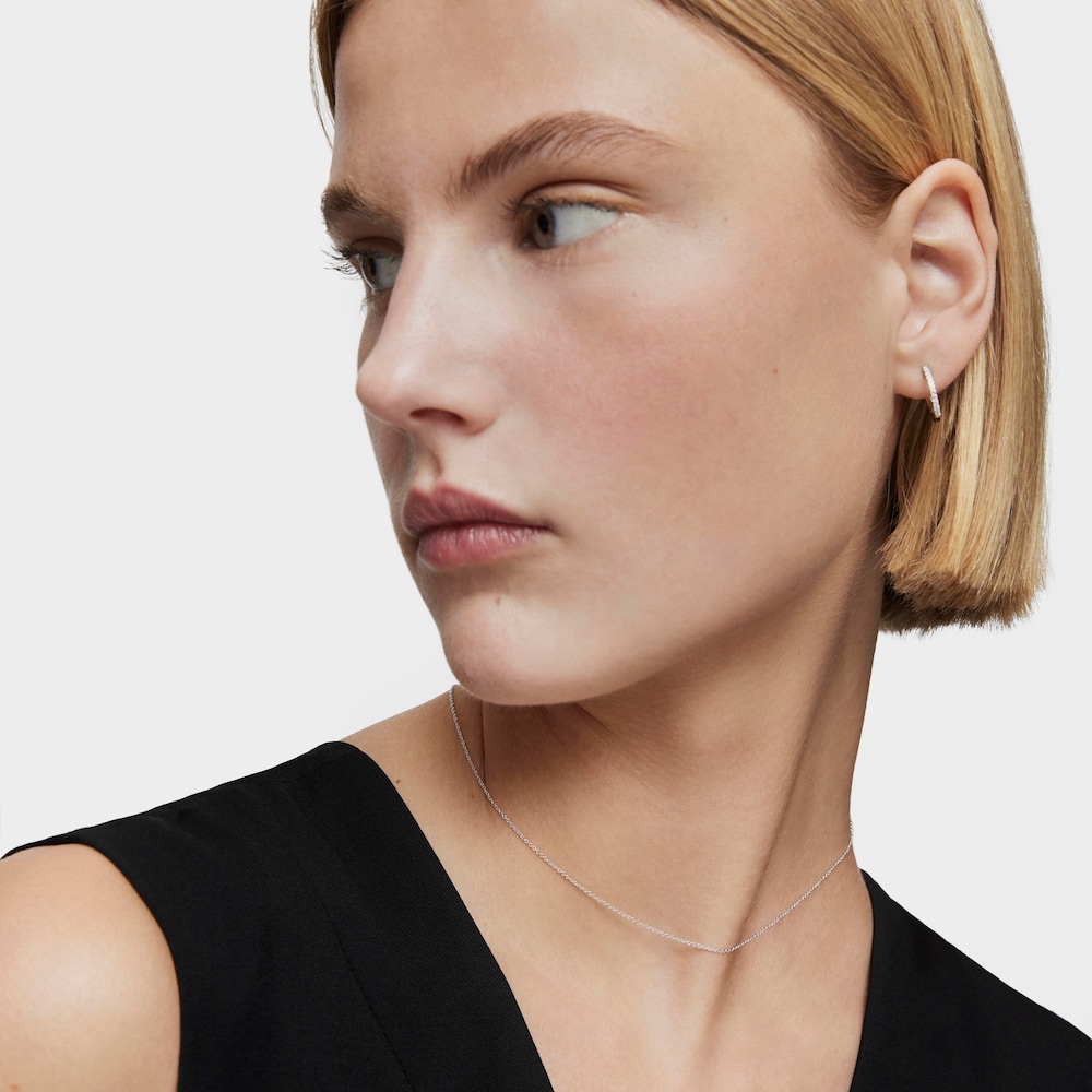 Gargantilla de oro blanco 40 cm Basics