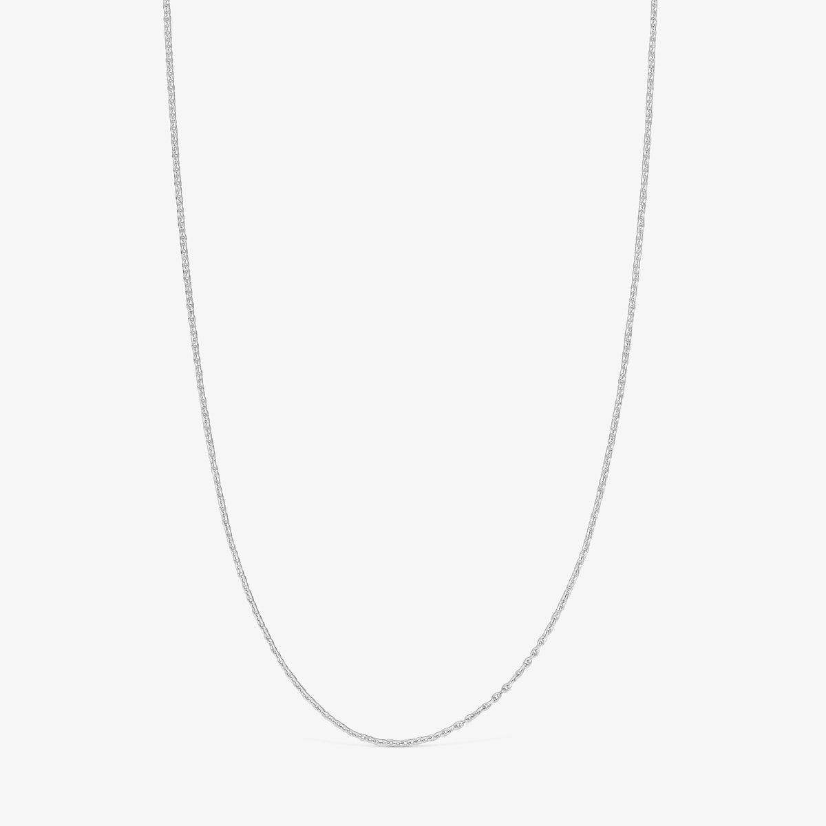 Tous - Gargantilla De Oro Blanco 50 Cm Basics - Plateado