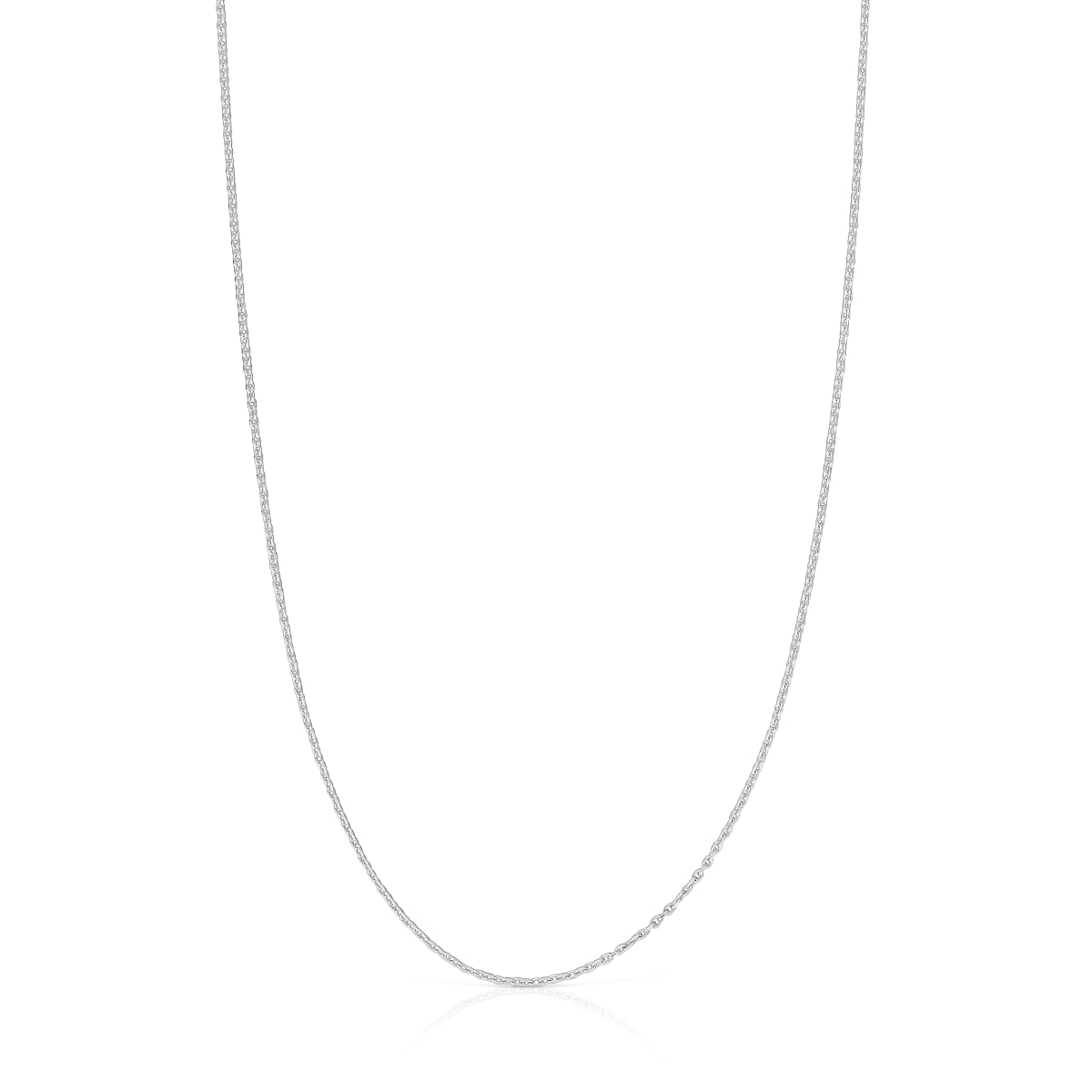 Tous - Gargantilla De Oro Blanco 50 Cm Basics - Plateado