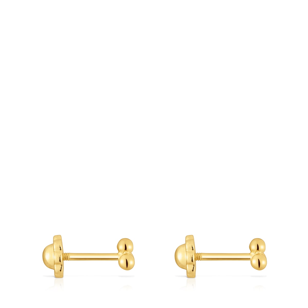 4 mm gold motif Earrings Basics
