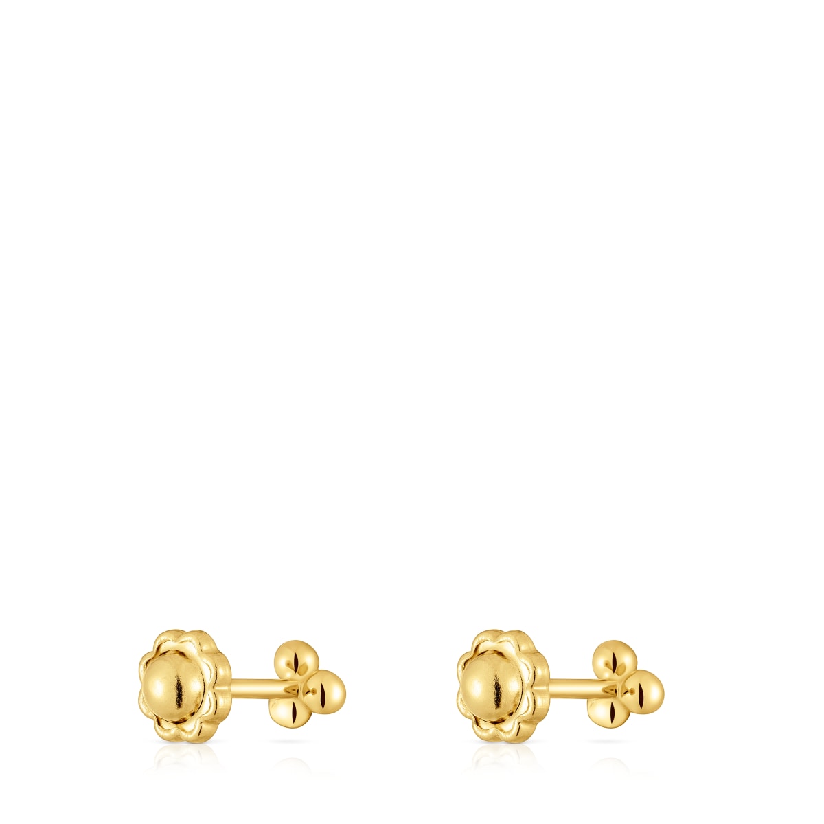 4 mm gold motif Earrings Basics