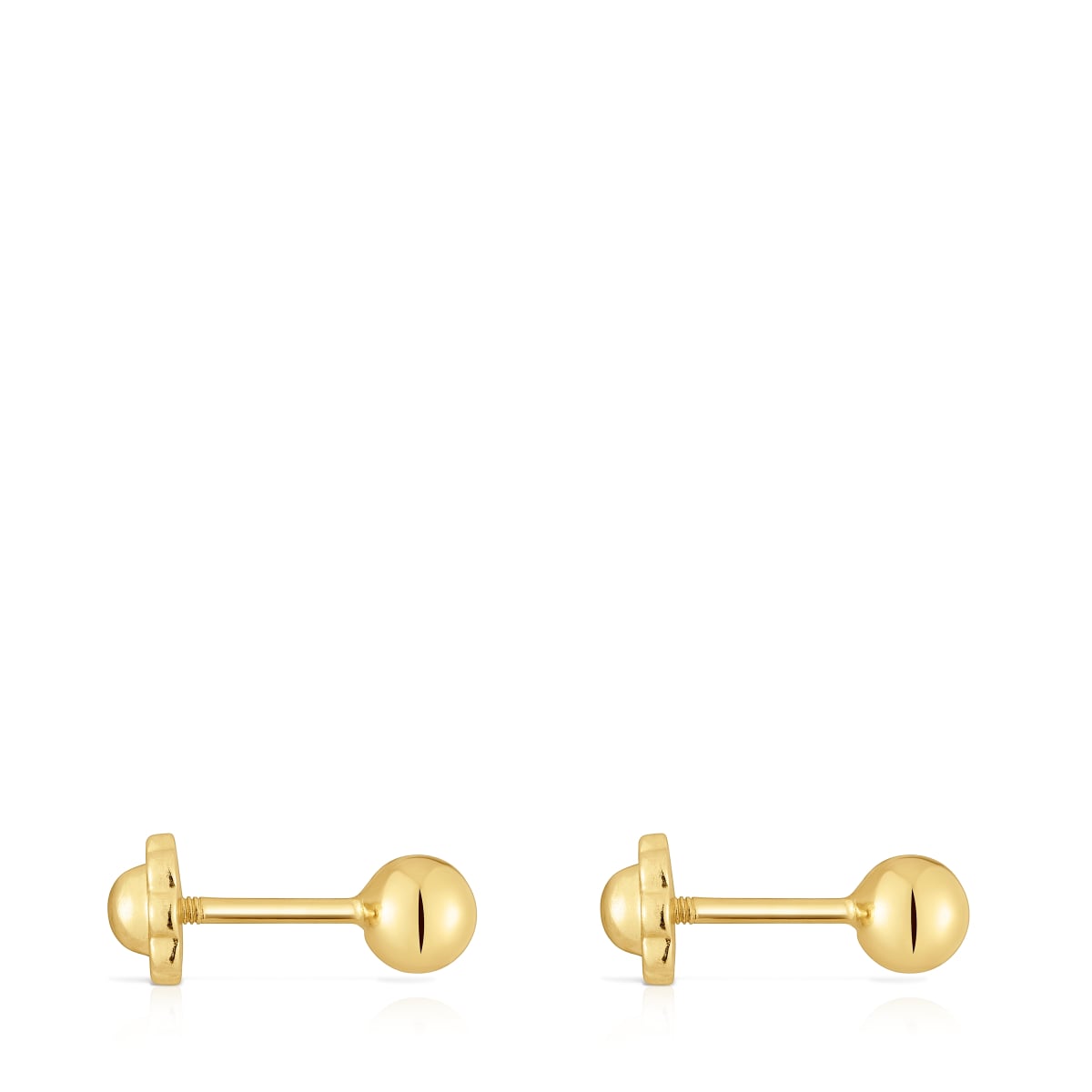 4 mm gold Earrings Basics
