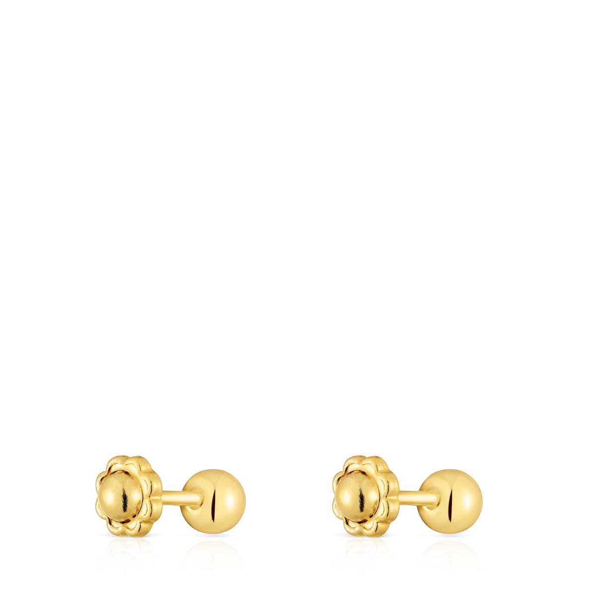 4 mm gold Earrings Basics