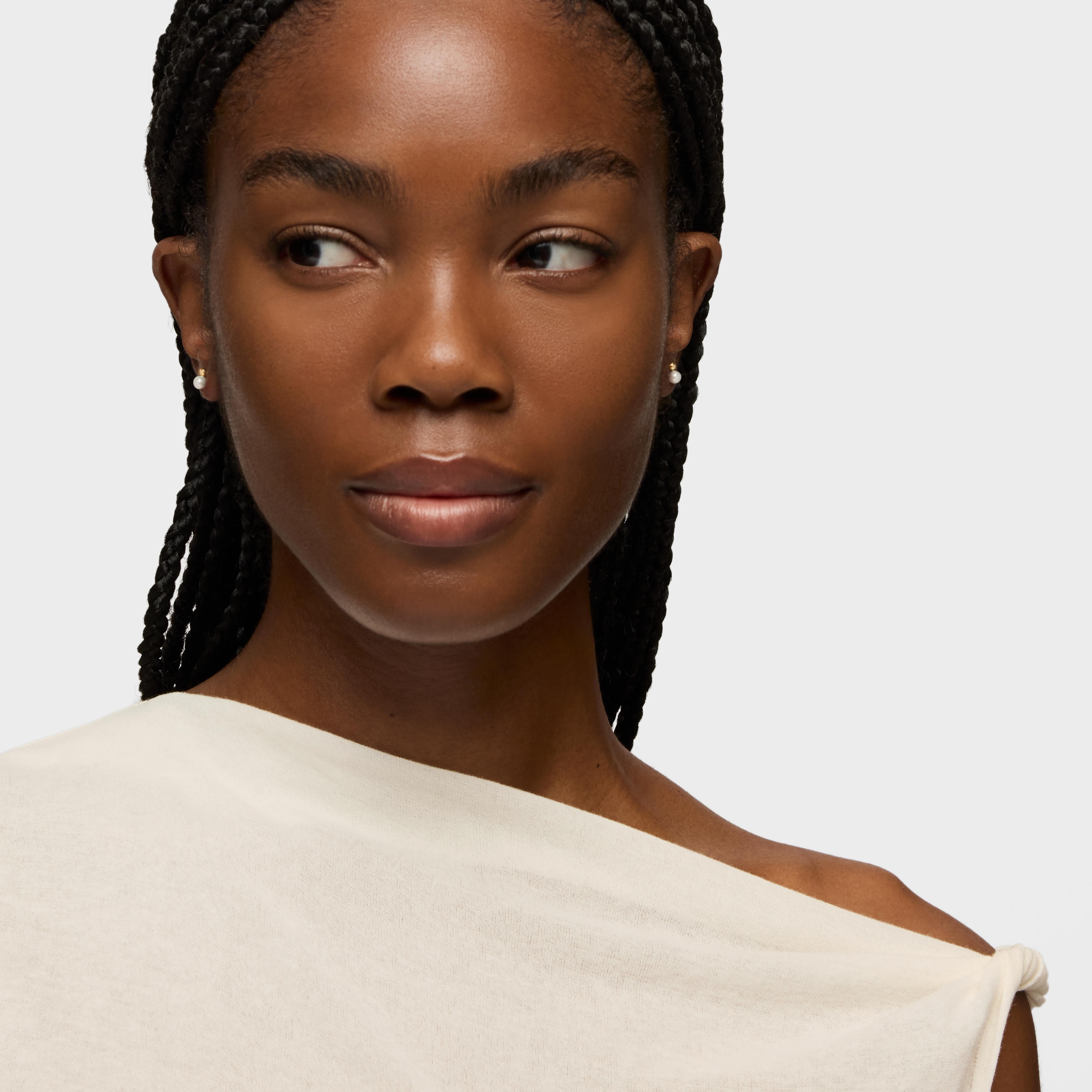 18K solid gold and cultured pearl Earrings Basics