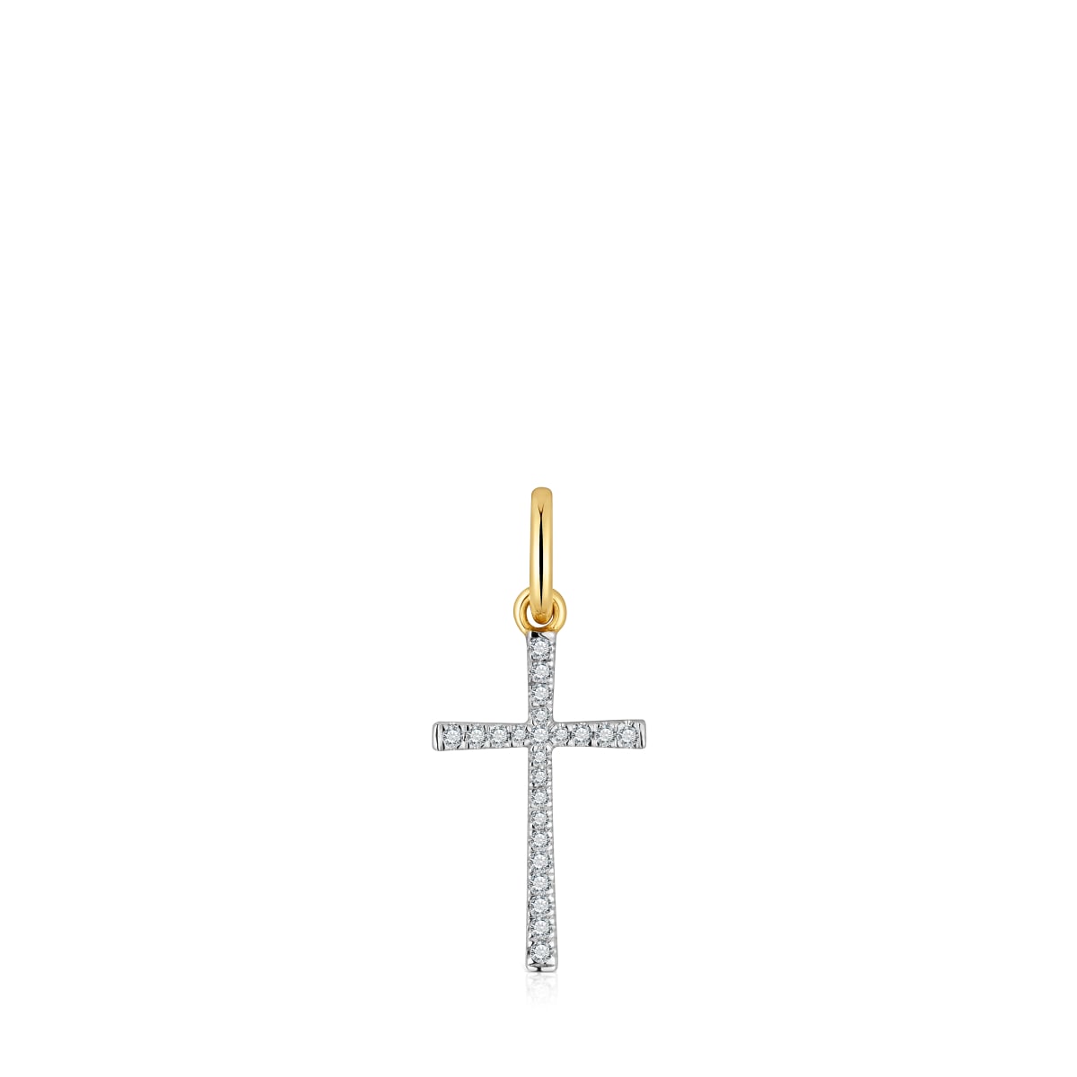 Gold and diamonds cross Pendant Basics