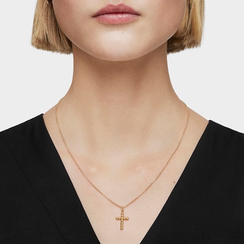 Medium gold cross-motif Pendant Basics