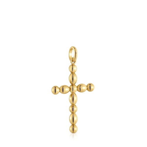 Large gold cross-motif Pendant Basics