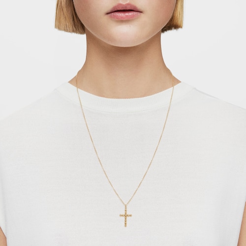Large gold cross-motif Pendant Basics
