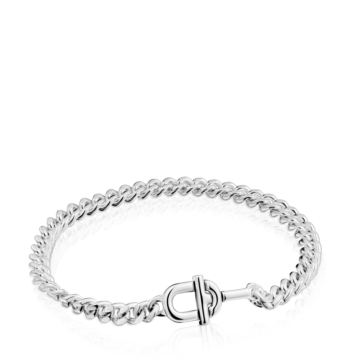 Pulsera barbada de plata TOUS MANIFESTO