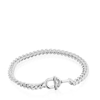 Pulsera barbada de plata TOUS MANIFESTO
