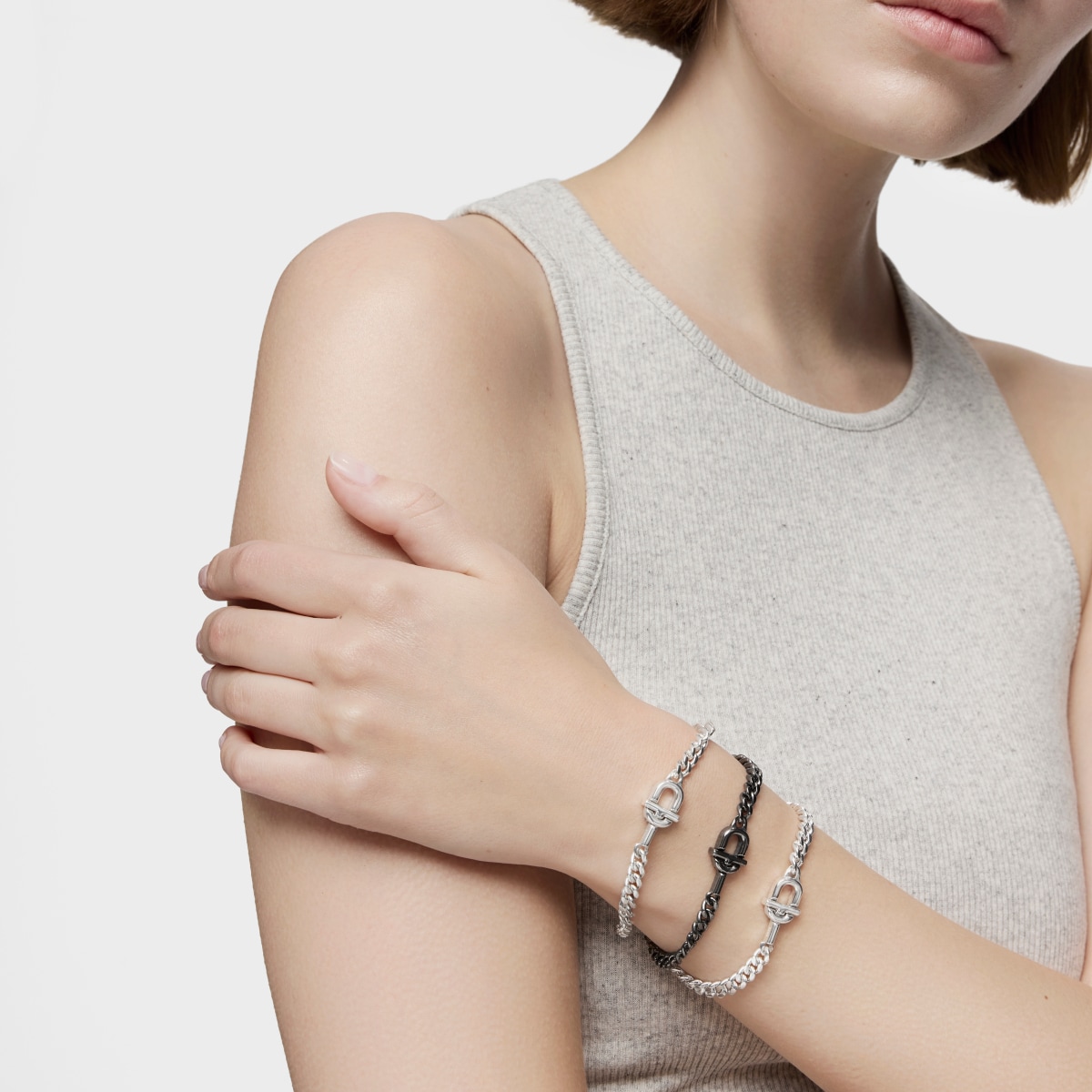 Pulsera barbada de plata TOUS MANIFESTO