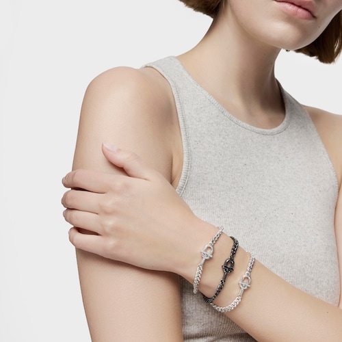 Pulsera barbada de plata TOUS MANIFESTO