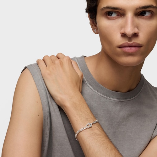 Pulsera barbada de plata TOUS MANIFESTO