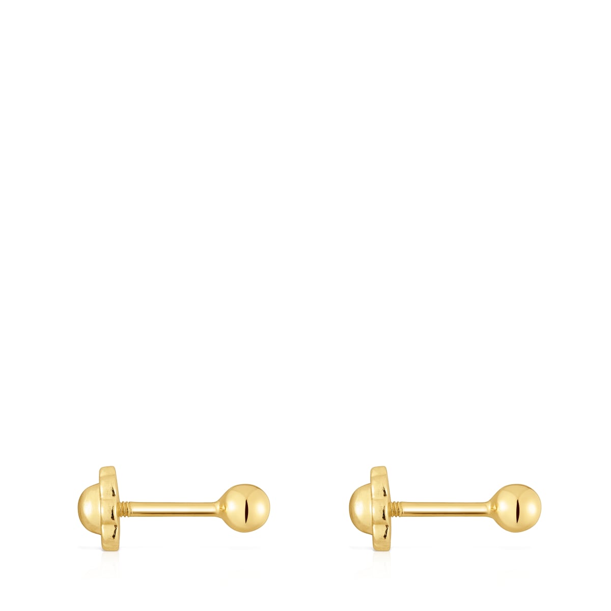 3 mm gold Earrings Basics