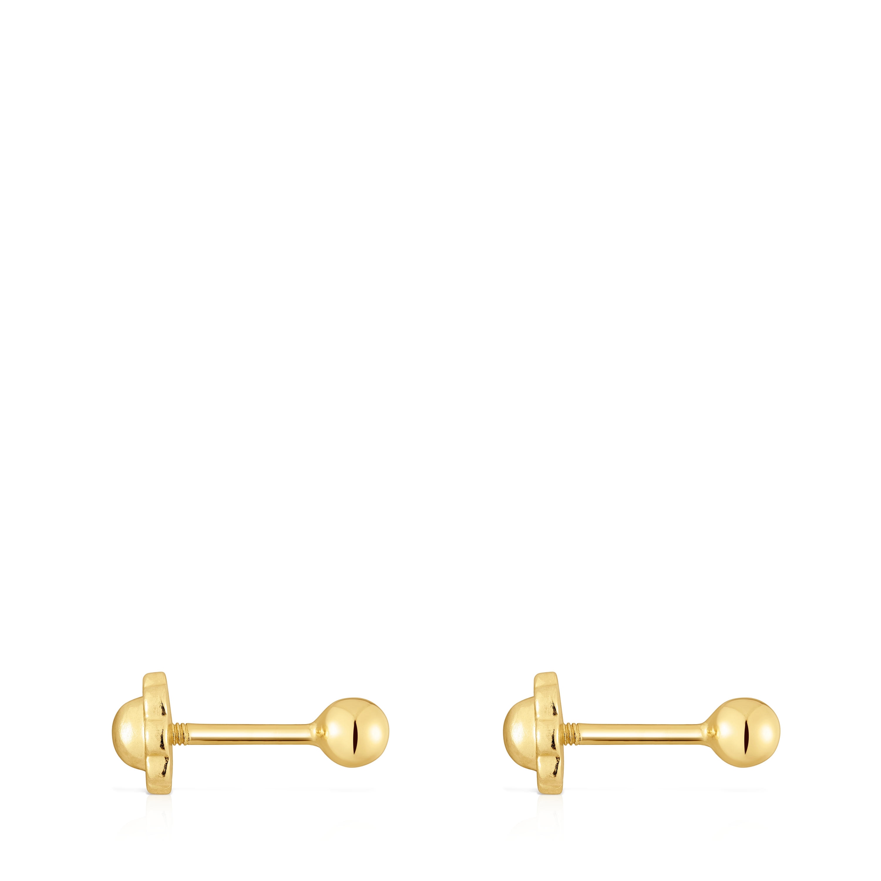 3 mm gold Earrings Basics